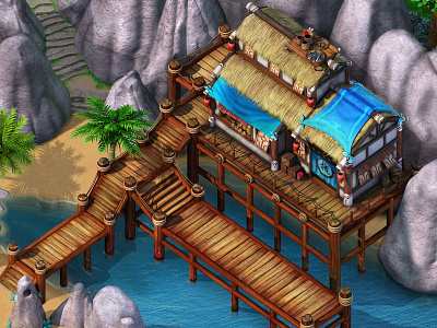 Pirate Hotel bay game hotel