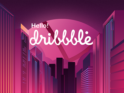 Hello Dirbbble design dirbbble dribbble ui ux 亮相 应用 插图