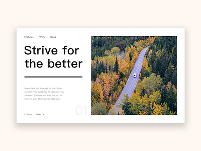 Web design practice dribbble ui