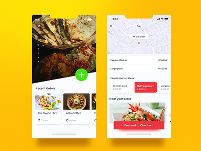 Food Delivery abuja africa colour design food food and beverage lagos nigeria ui uiux user interface ux yummy