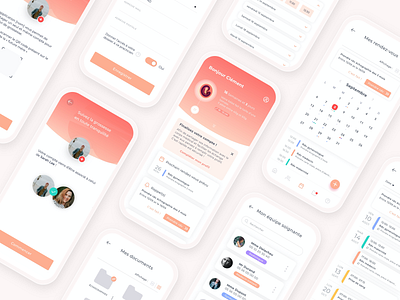 Pregnancy monitoring app baby concept couple cycle dashboard dashboard app design gradient health medical mobile mobile app mobile design parents pregnancy share ui ui design uiux ux