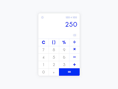 Daily UI #004 - Calculator calculator dailyui design ui