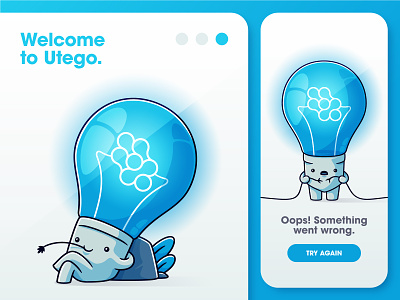 Official Utego mascotte adobe illustrator app branding cute design icon illustration illustrator logo mascotte ui ux vectors