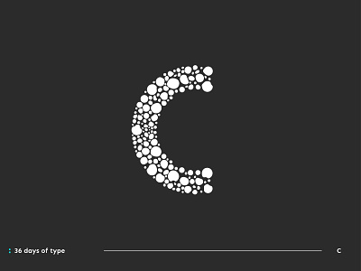36 of type '20 - C 36days 36daysoftype branding bubble c design icon logo shape typography vector
