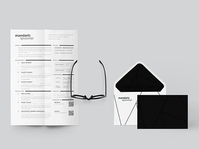 Personal Branding design envelope graphicdesign resume