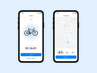 Find my Bike app concept app app design bike find my mobile navigation ui ux ux design