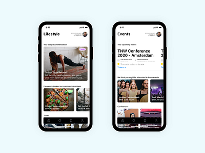 Lifestyle & Events marketplace Concept app app design ios marketplace ui uidesign ux uxdesign