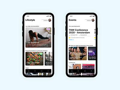 Lifestyle & Events marketplace Concept