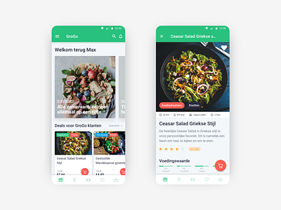 Grocery Store App Concept app app design grocery grocery app materialdesign mobile ui ux