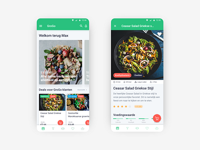 Grocery Store App Concept