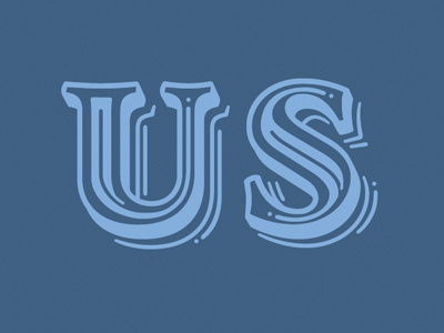 Initial U and S by jumjum on Dribbble
