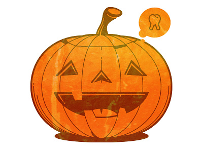 Pumpkin Tooth jack lantern pumpkin sugar sweets trick or treat