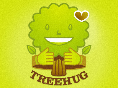 TreeHug hug love nature tree