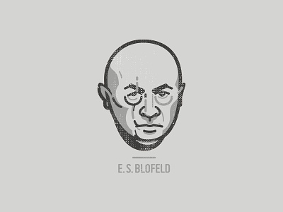 E. S. Blofeld 007 bond organisation portrait spectre villain