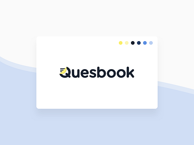 Quesbook Branding branding color logo logo design typography