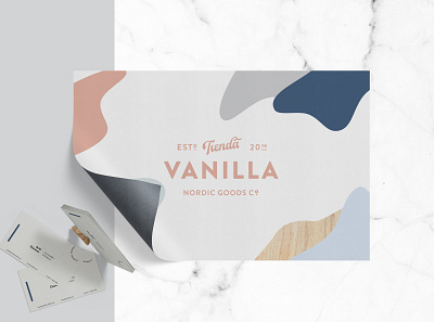 Tienda Vanilla Branding brand identity branding designer graphic design idenity logo design logotype typography