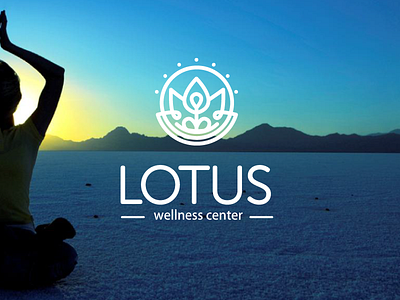 Lotus wellness Center #2 logo logo design wellness yoga