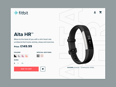 Fitbit Product Card