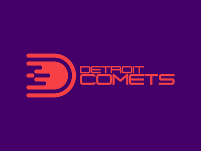 "Detroit Comets" logo comets detroit logo sports