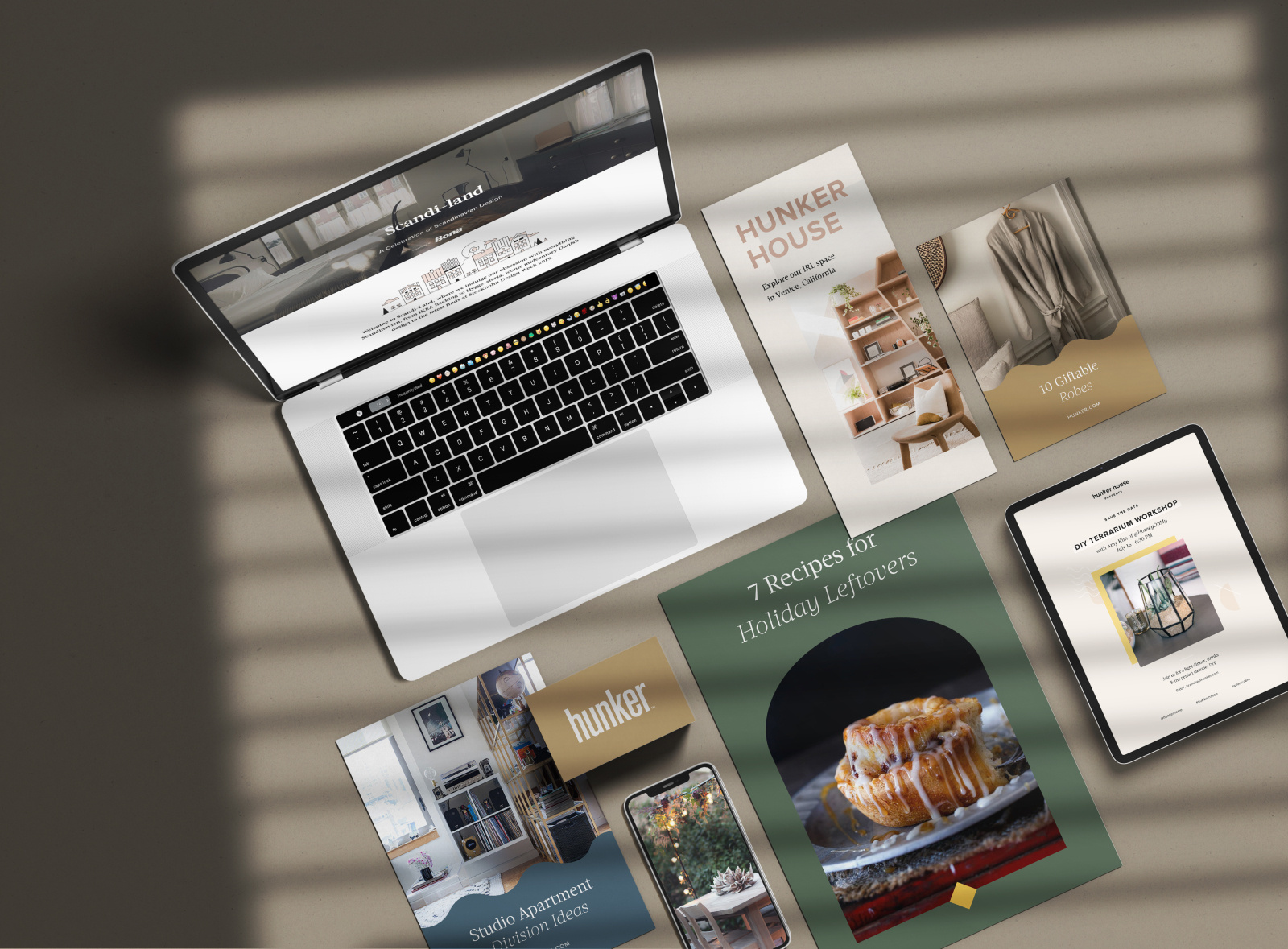 Hunker Social Media by Amy Renée Miller on Dribbble