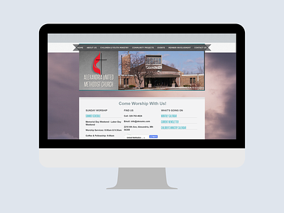 Church Website web design