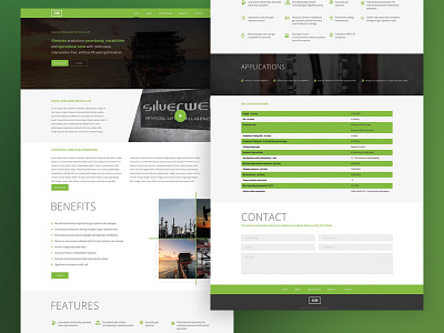 Amce Oil web concept - User Interface Design design dribbble ui user interface web design