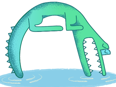 A is for Alligator alligator alphabet analogous animal blue cute fun green illustration letter