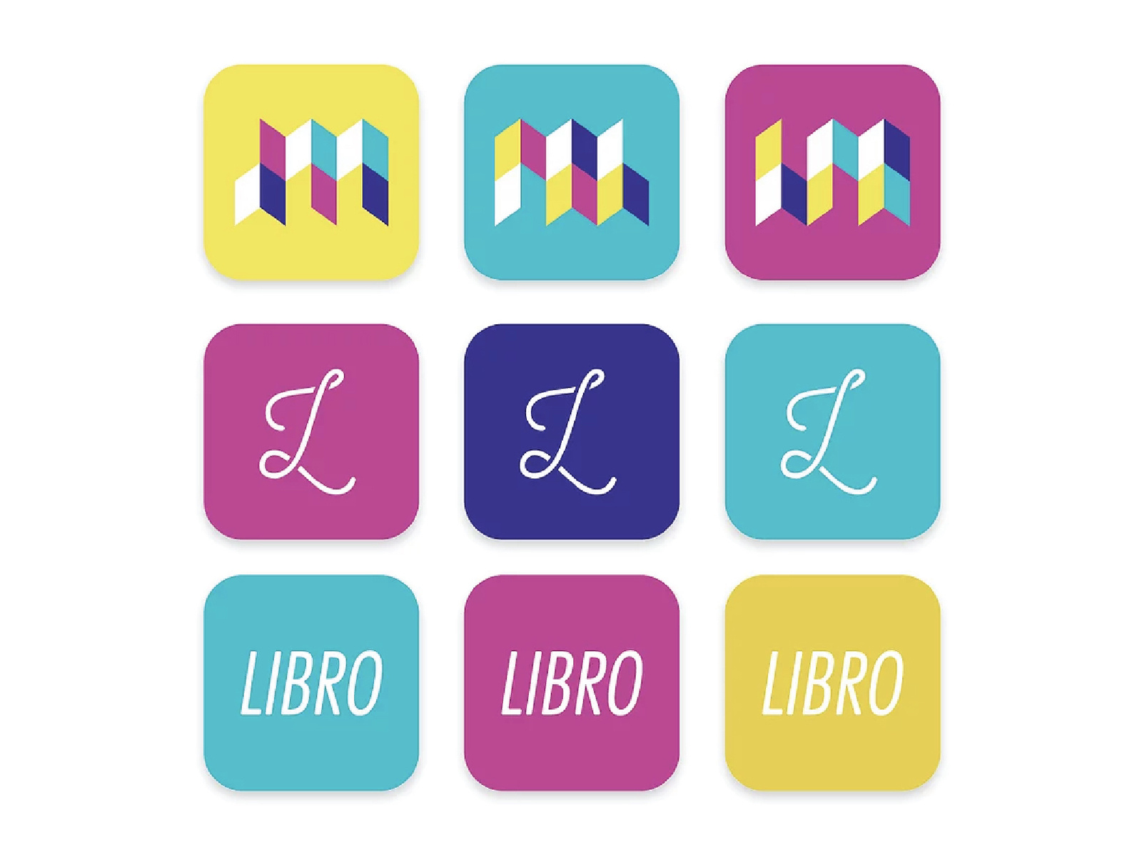 Libro logo ideas by caroline patalinghug on dribbble