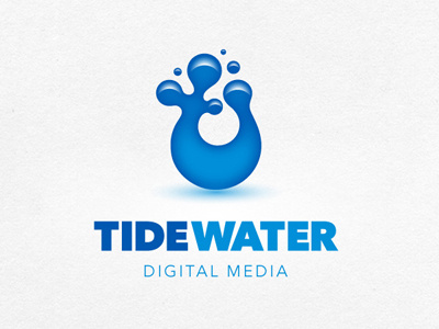 TideWater — logo concepts fluid logo splash water