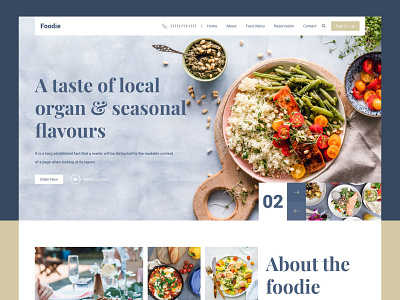 Food Website design food foodie foodwebsite online food order restaurant trendy website