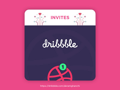 Dribbble Invites 2invites design dribbble flat giveway graphicdesiner illustration invitation player vector