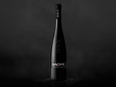 Naomi alcohol branding bottle bottle design branding drink food krylia fmcg branding label label design logo naming naomi packaging design plum wine wine