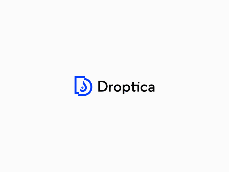 Droptica - New Logo branding identity logo rebranding
