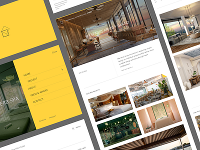 Din Studio architect interior design portfolio yellow