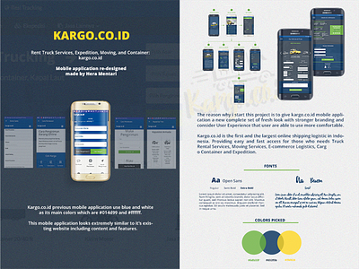 Kargo.co.id Mobile Application Re-Designed application cargo concept ecommerce marketplace re design simple ui user experience user interface ux wireframe