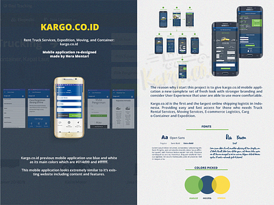 Kargo.co.id Mobile Application Re-Designed