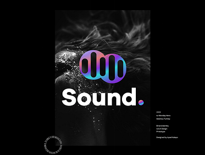 Sound Music Application app branding design logo typography ui ux