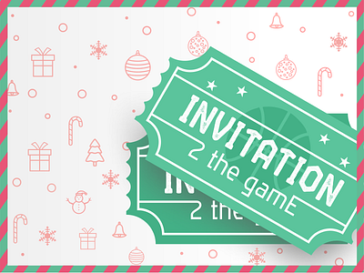 Double Dribbble Invitation draft good luck ilja2z invite invite giveaway merry christmas mint new year tickets welcome your best shot