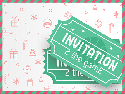 Double Dribbble Invitation