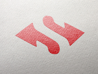 Logomark for Translation Bureau arrows ilja2z logo logomark negative space s logo translation bureau