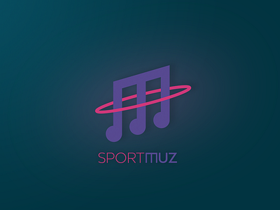 Logo for an online music service hula hup ilja2z logo m logo music online service sport