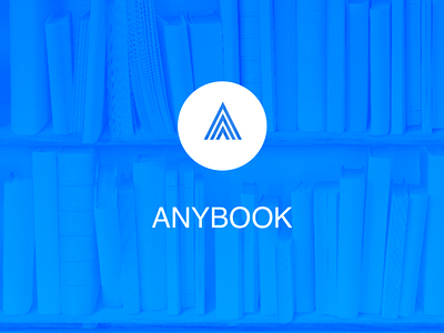 Logo for  Anybook app splashscreen