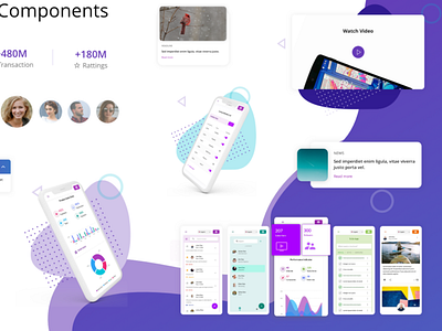 Landing Page Components components corporate homepage landing page module ui ux