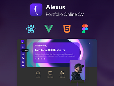 Portfolio Online CV Template