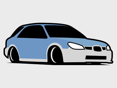 Impreza - WIP car illustrator impreza subaru vector