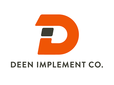 Deen Implement Co. illustrator logo vector