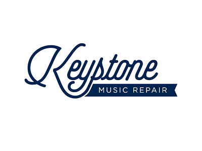 Keystone Music Repair Branding branding logo