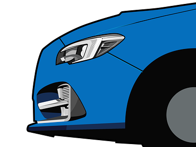 WIP Automotive Illustration automotive car illustration vector wip