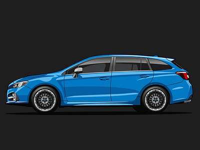 Subaru Levorg Illustration (complete)