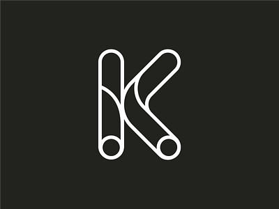 36 days of type ~ 11/36 ~ K 36daysoftype icon icondesign k logo letter k lineicon logo monogram type typography vector vector art vector art